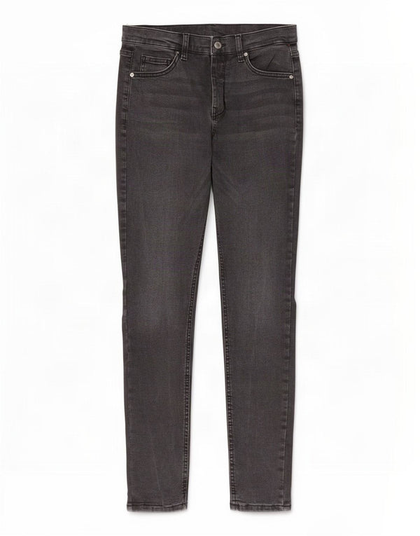 Jeans skinny da donna Topshop W28 L28 cotone grigio