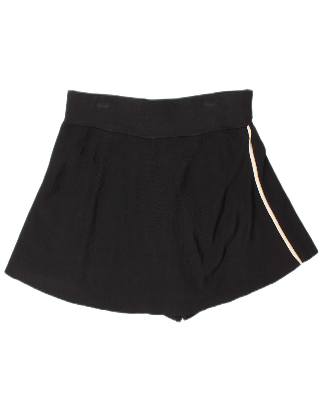 ZARA Womens Skort UK 12 Medium  Black Viscose