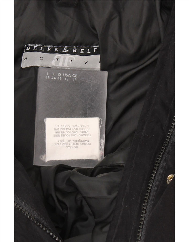 BELFE & BELFE Abrigo acolchado para mujer ES 40 XL Poliéster negro