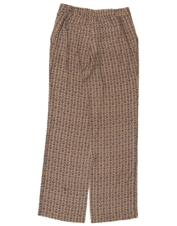 Autograph Womens Chino Trousers UK 12 Medium W28 L32 Pink Geometric