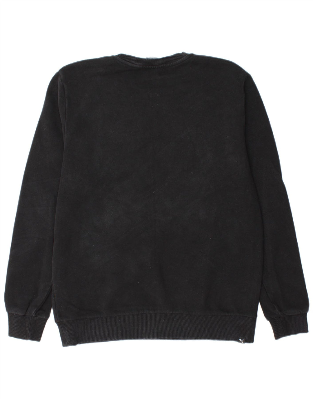 PUMA Mens Graphic Sweatshirt Jumper Large Black Cotton