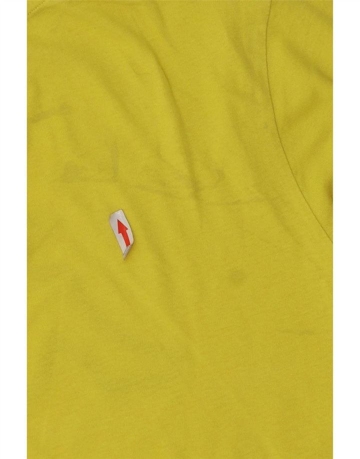 T-shirt grafica da uomo Kappa Top giallo medio