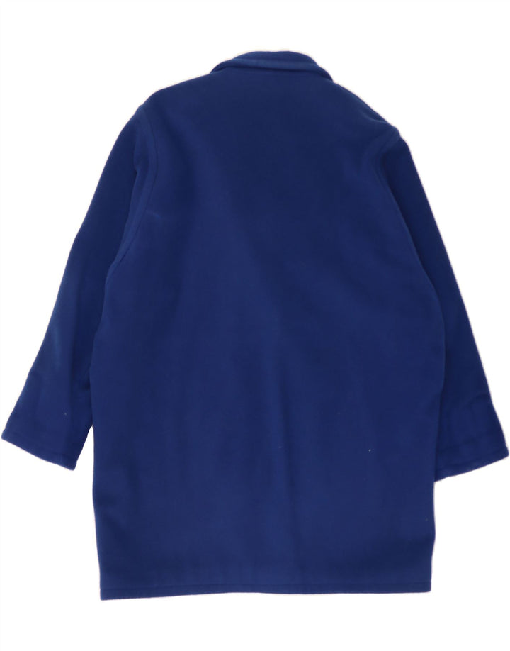 COLETTE WOLFGANG KAISER Womens Double Breasted Coat UK 12 Medium  Blue Vintage Colette Wolfgang Kaiser and Second-Hand Colette Wolfgang Kaiser from Messina Hembry 