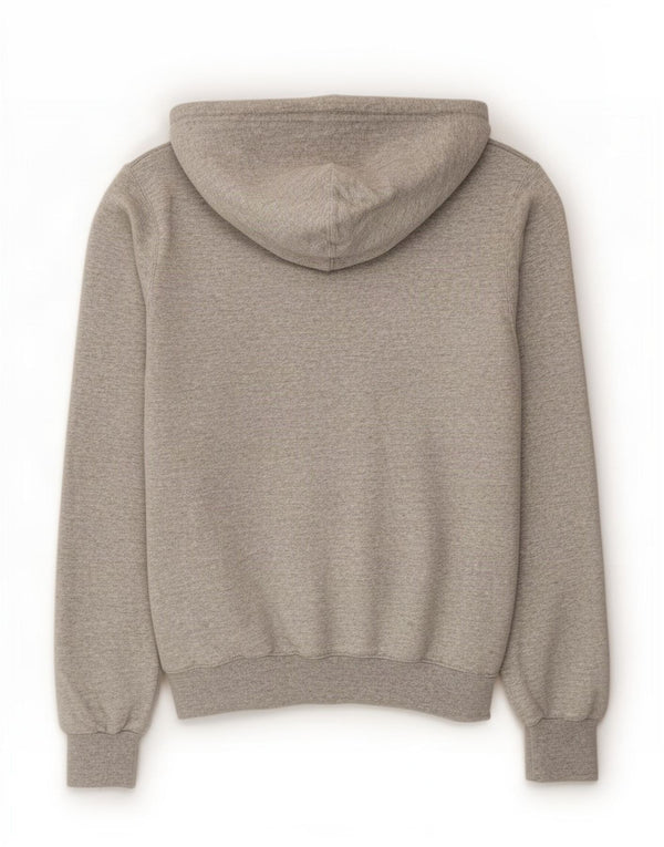 Felpa con cappuccio grafica da uomo Champion XS in cotone chiazzato grigio
