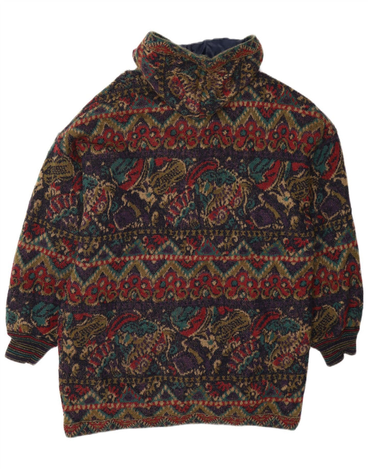 Vintage Mens Abstract Pattern Reversible Jacket UK 42 XL Multicoloured