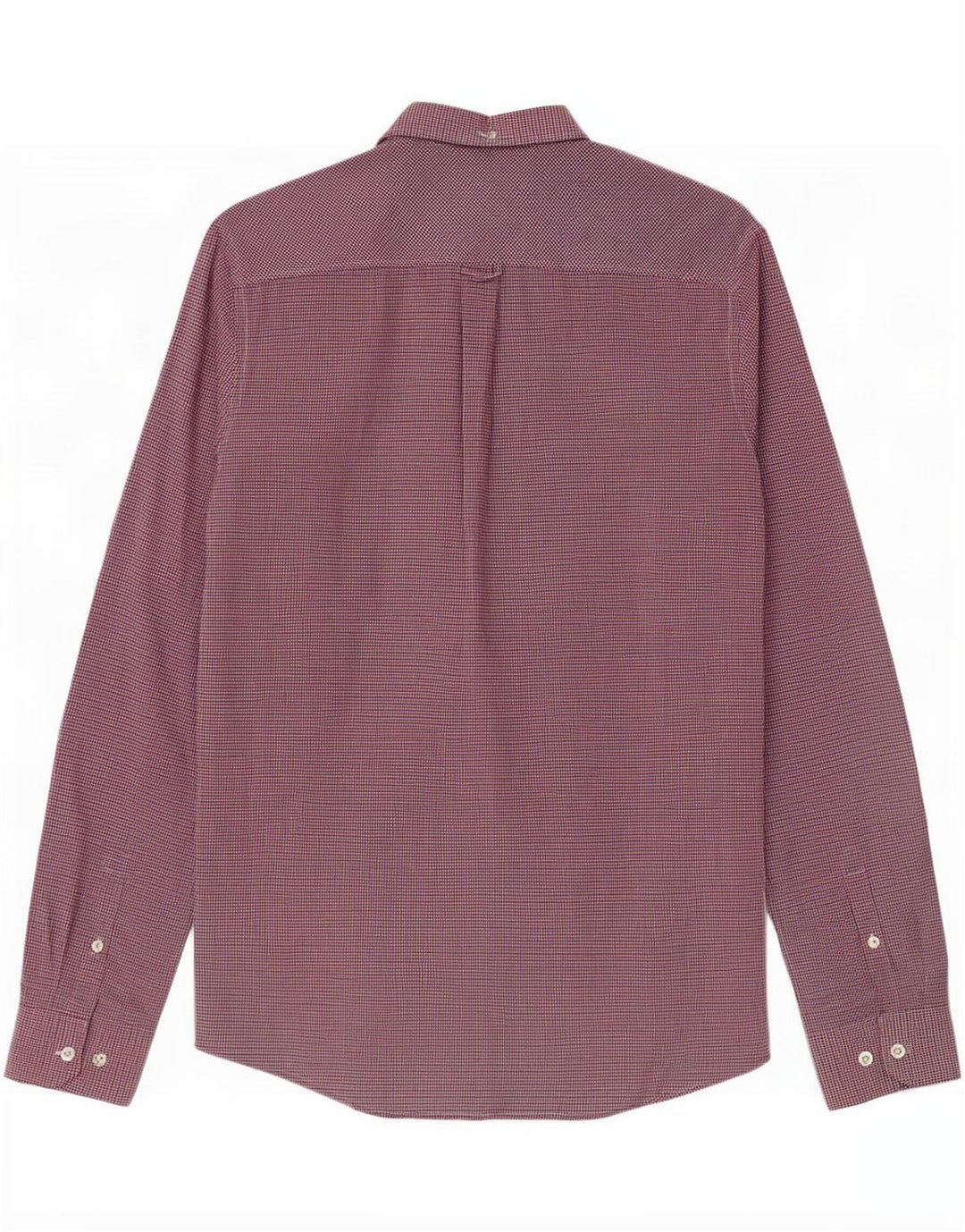 Ben Sherman Mens Shirt Small Red Gingham Cotton