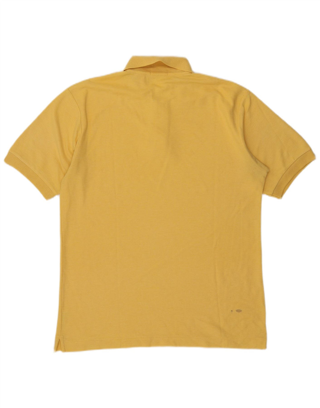 Fila Mens Polo Shirt IT 48 Medium Yellow Cotton