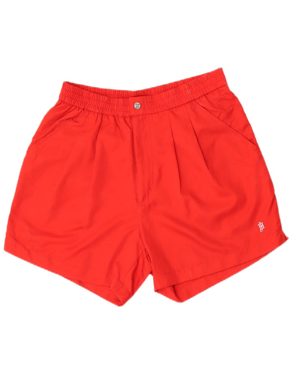 Henri James Mens Pegged Shorts Medium W32  Red Polyester