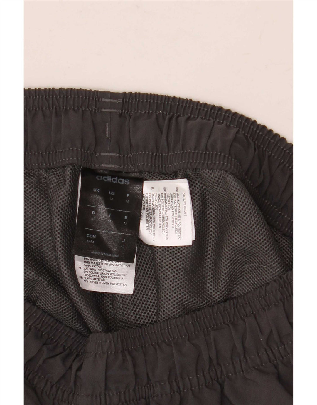 Adidas Mens Sport Shorts Medium Black Polyester