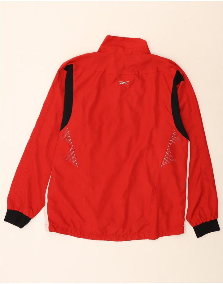 Męska kurtka przeciwdeszczowa Reebok UK 42 XL, poliester w kolorze czerwonym