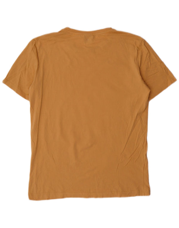 Puma Herre Grafisk T-Shirt Top Medium Gul