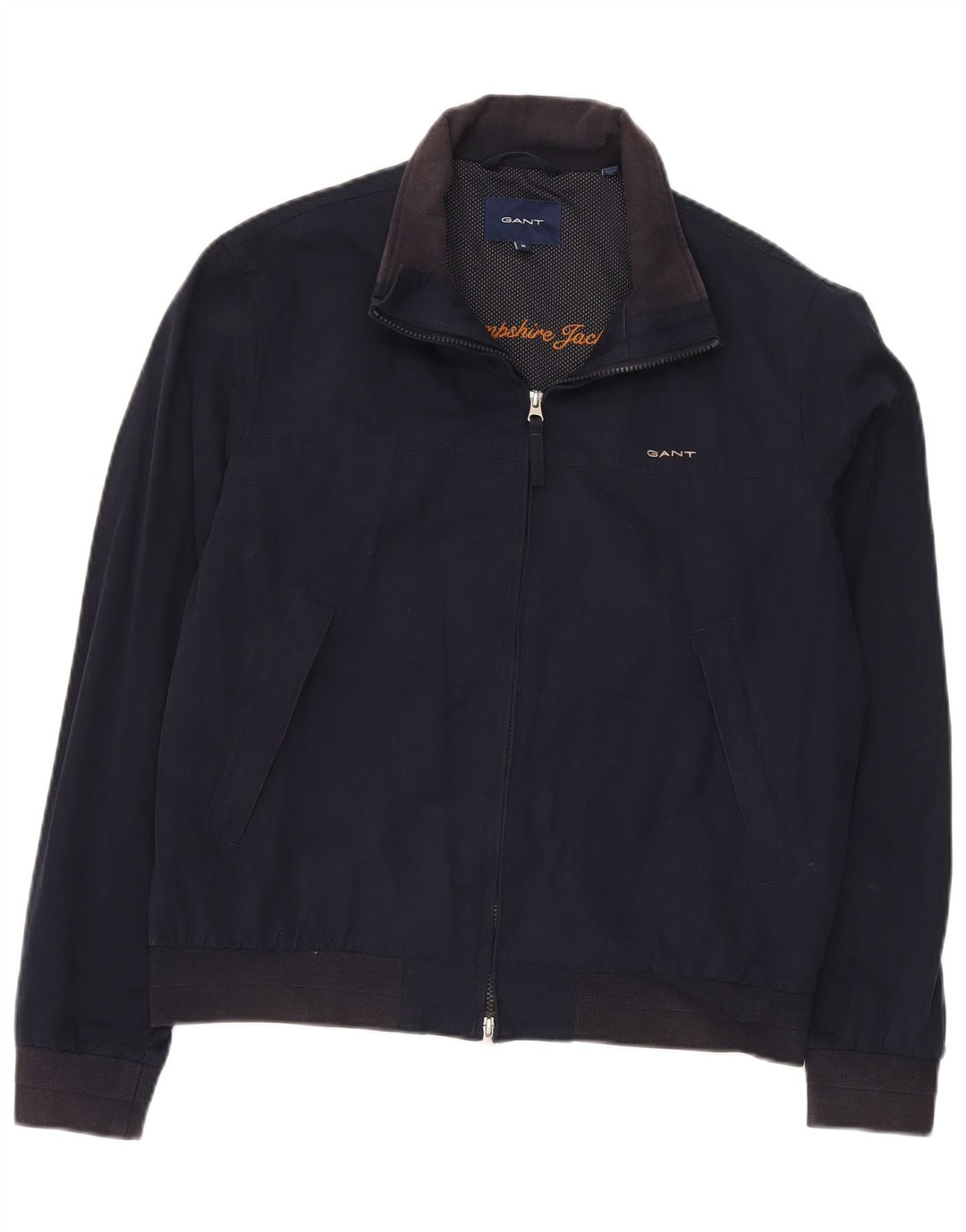 Gant Chaqueta Bomber para Hombre UK 38 Mediana Azul Marino Poliéster