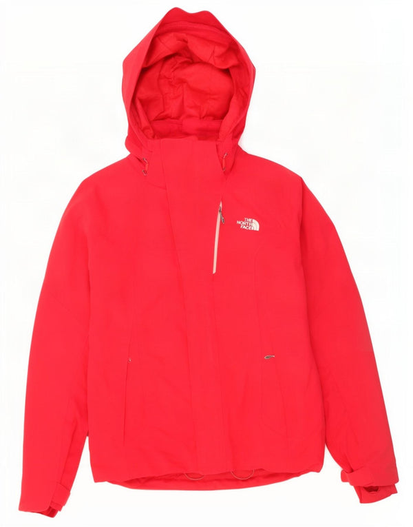 Giacca antipioggia con cappuccio da donna The North Face UK 14 nylon rosso medio