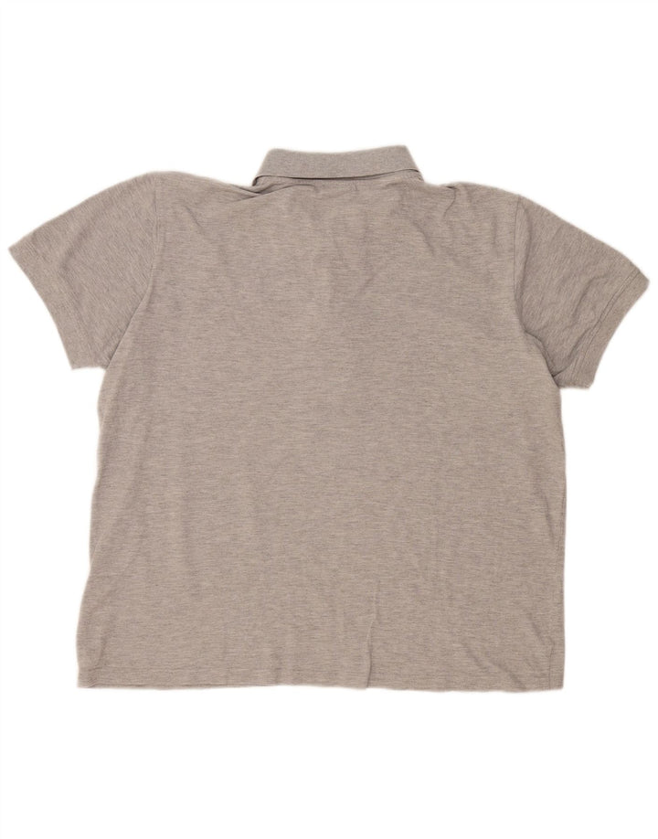 Kappa Mens Polo Shirt 2XL Grey Cotton