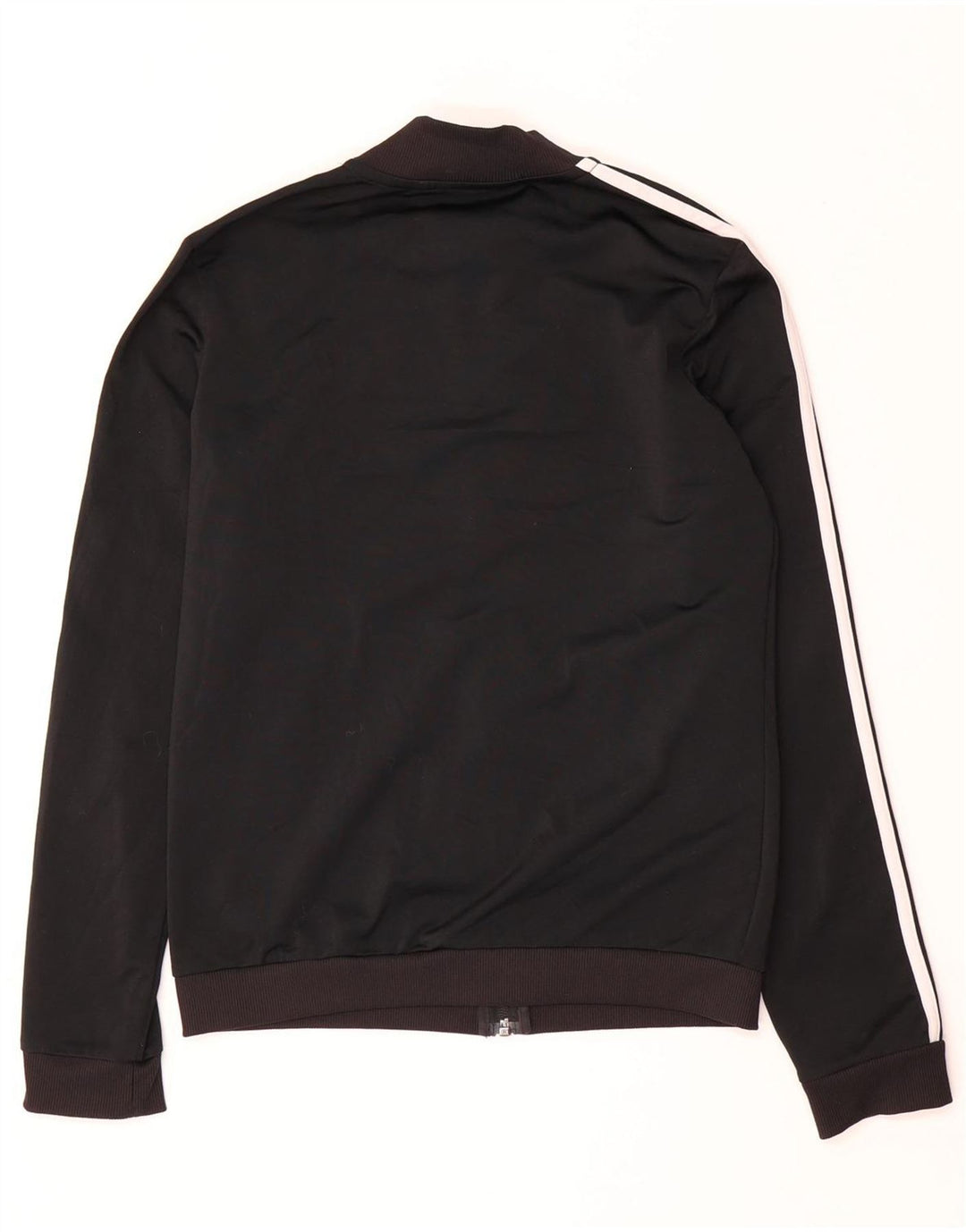 ADIDAS Womens Tracksuit Top Jacket UK 4/6 XS Black Polyester