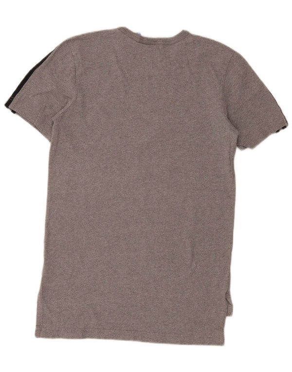 Adidas Mens Graphic T-Shirt Top XS Cinza Algodão