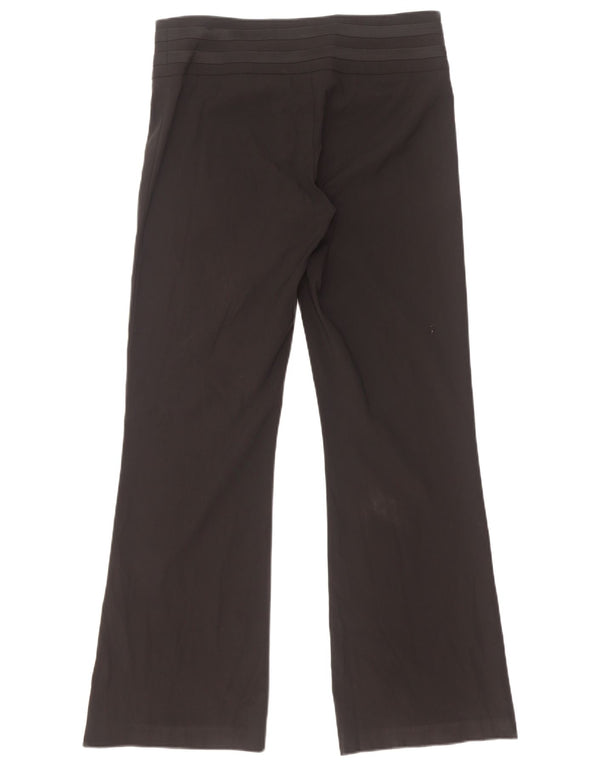 Damskie spodnie garniturowe Oasis Bootcut z niskim stanem UK 10 Small W32 L31 Czarne