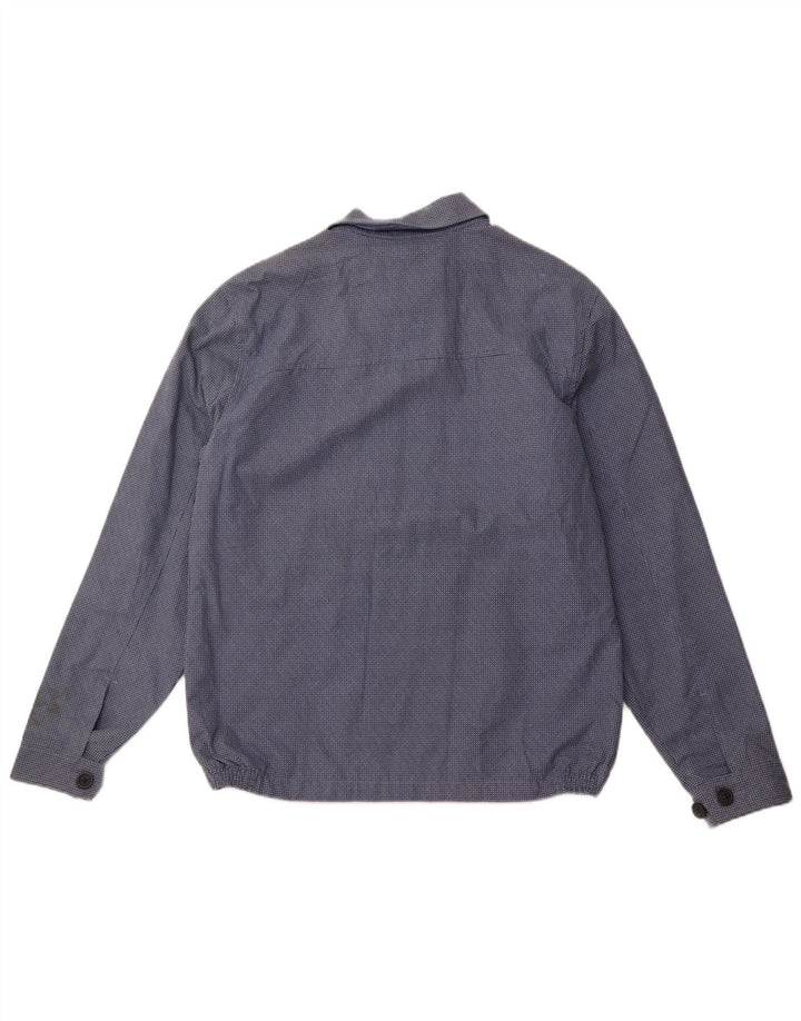 MARKS & SPENCER Chaqueta bomber para hombre UK 38 Algodón con lunares azules medianos
