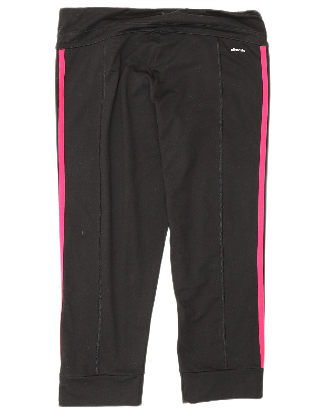Adidas Womens Climalite Capri Leggings UK 12/14 Medium Black Polyester