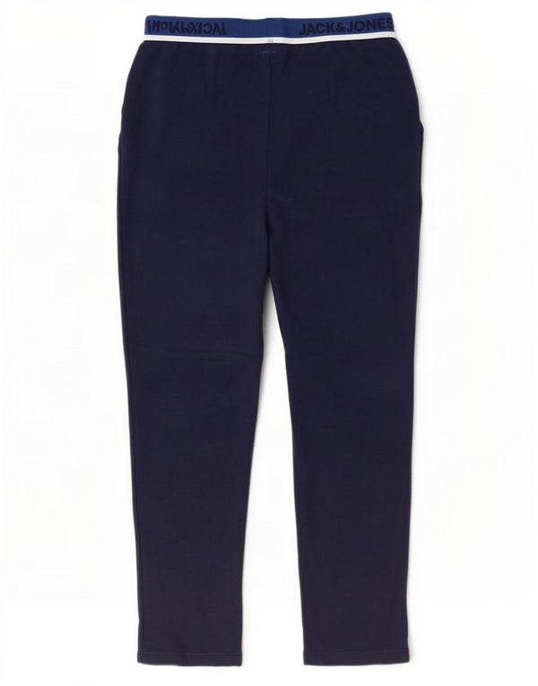 Jack & Jones Pantalon de survêtement graphique pour homme en coton bleu marine Large