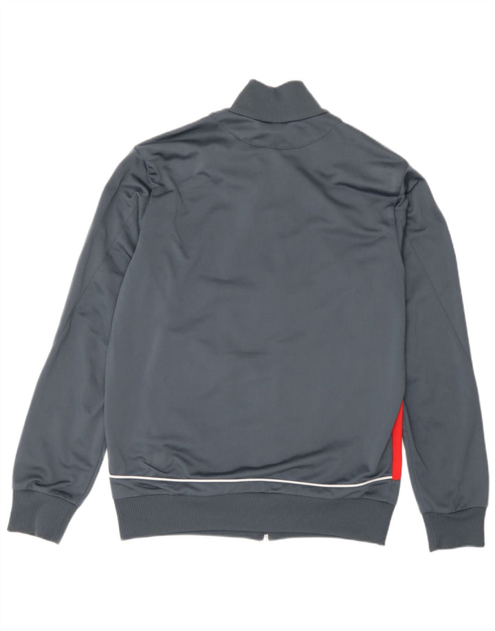 ADIDAS Mens Tracksuit Top Jacket UK 36/38 Small Grey Colourblock Polyester