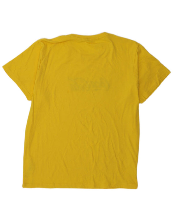 Roly T-Shirt Graphique Homme Top XL Jaune Coton