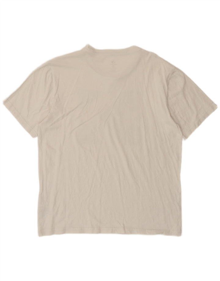 Converse T-Shirt Graphique Homme Blanc Moyen Coton