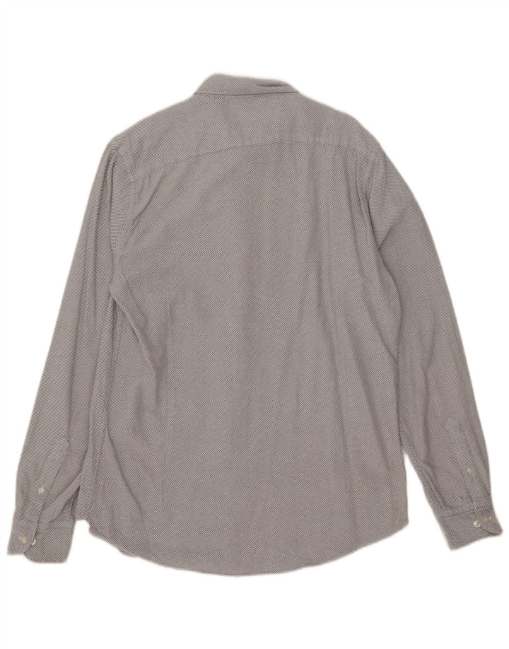 Massimo Dutti Mens Shirt Medium Grey