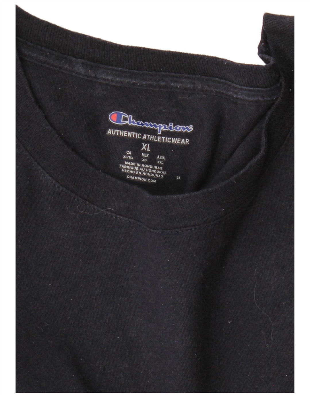 CHAMPION Haut Graphique Homme Manches Longues XL Bleu Marine