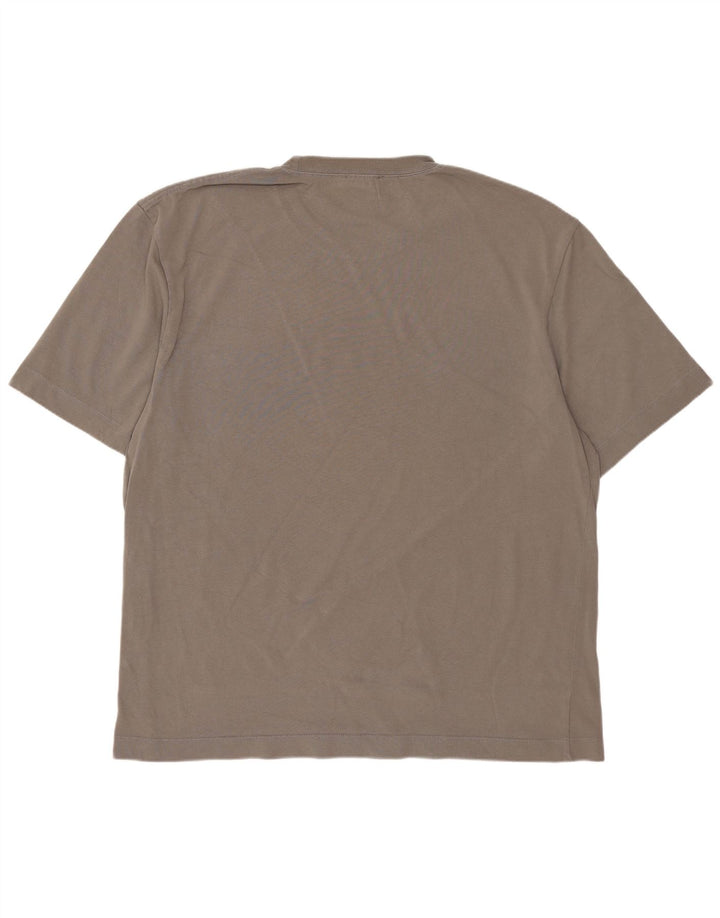 ZARA Mens T-Shirt Top XL Grey Cotton