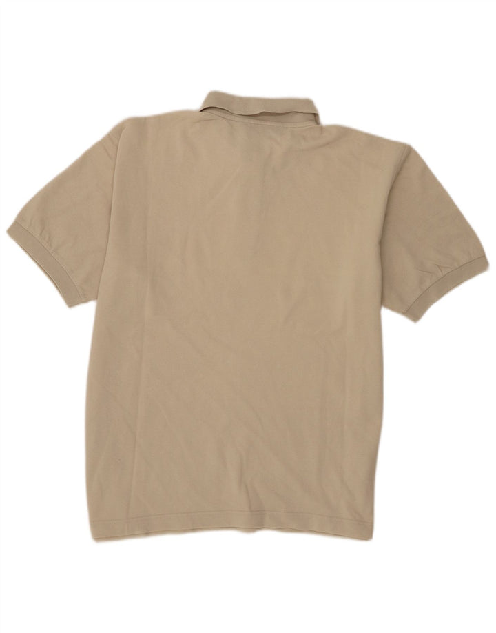 Kappa Mens Polo Shirt Medium Beige Cotton