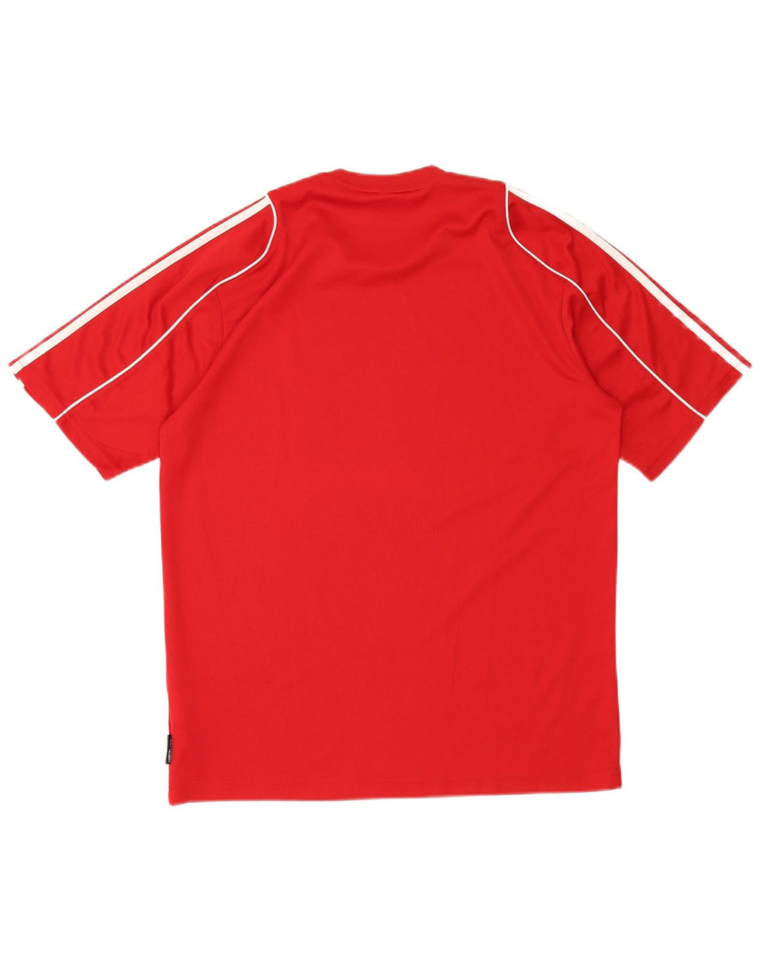 ADIDAS Mens T-Shirt Top Medium Red Polyester
