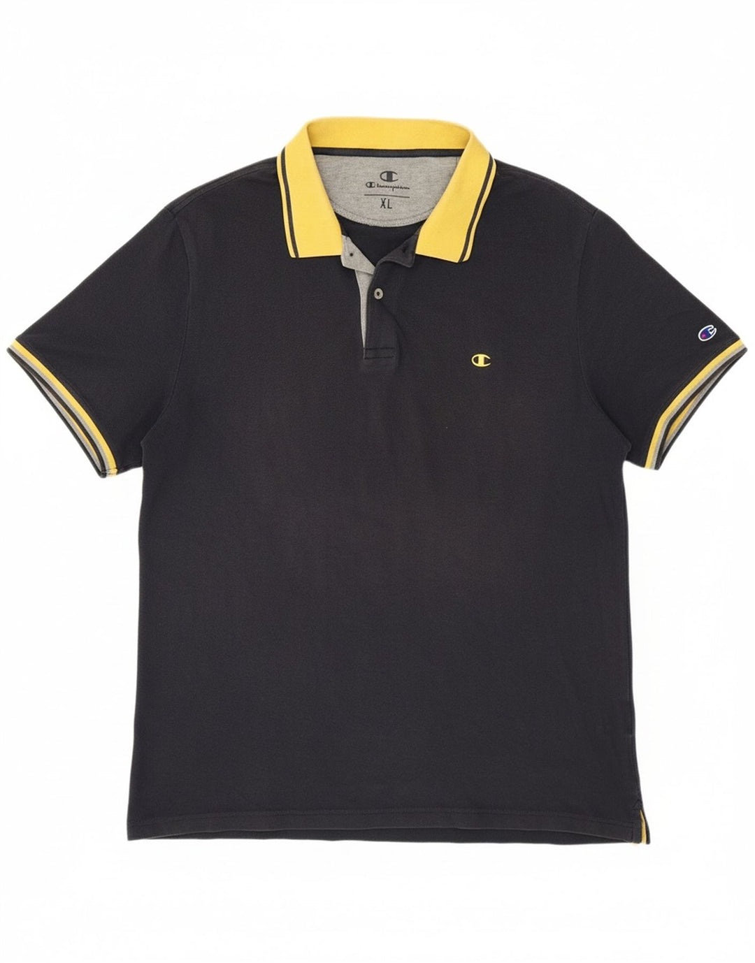 CHAMPION Mens Polo Shirt XL Navy Blue