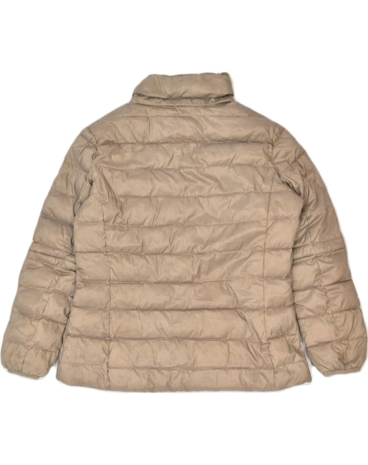 CHAMPION Womens Padded Jacket IT 44 Medium Brown Polyester Winter | Vintage | Thrift | Second-Hand | Used Clothing | Messina Hembry 