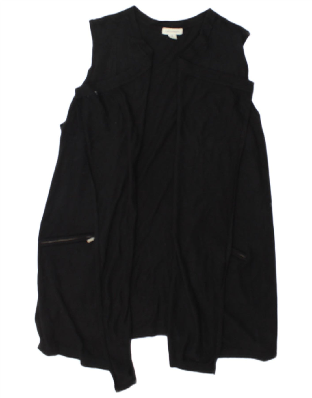 Marks & Spencer Womens Longline Cardigan Sweater UK 14 Medium Black