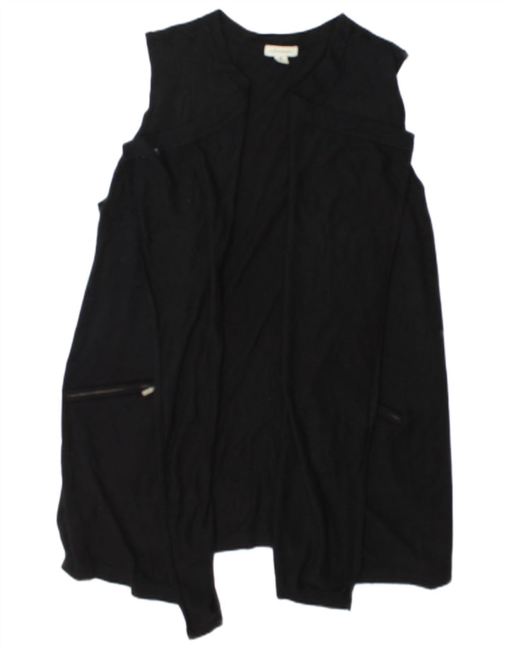 Marks & Spencer Womens Longline Cardigan Sweater UK 14 Medium Black