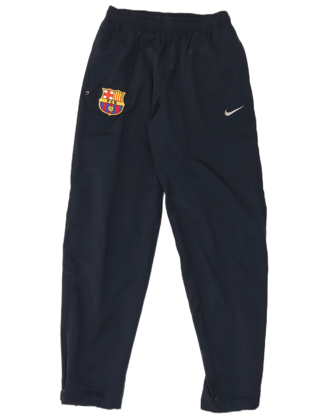 Nike Mens FCB Tracksuit Trousers Small Navy Blue Polyester
