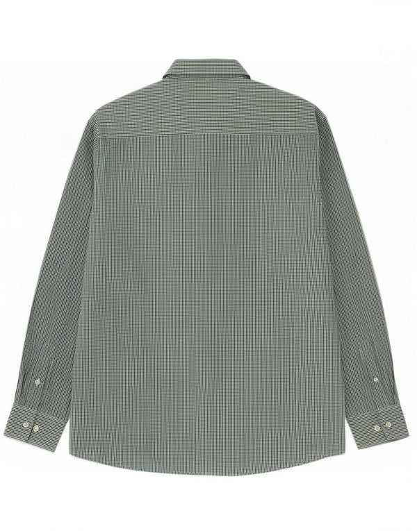 Pierre Cardin Chemise Regular Fit Homme XL Vert Vichy Polyester