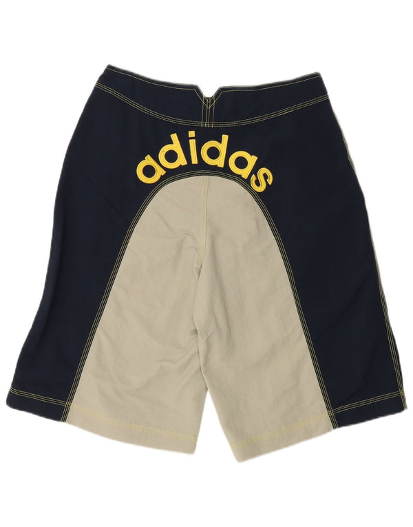 Pantaloncini da bagno con grafica Adidas da ragazzo 13-14 anni Blu navy Colourblock