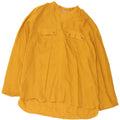 Marks & Spencer Damebluse Top UK 14 Large Yellow Linen