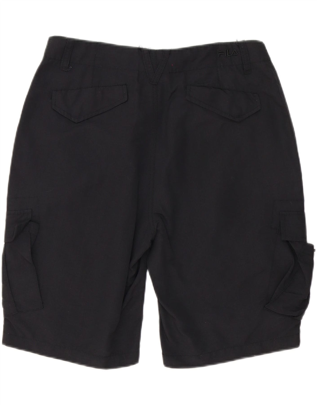 Ανδρικό σορτς FILA Cargo Small W32 μαύρο πολυεστέρα