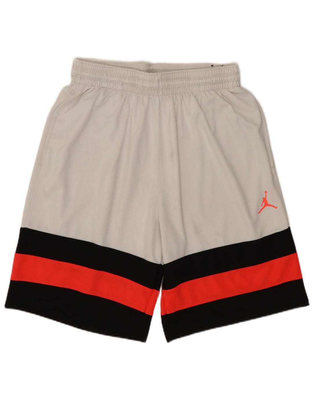 Jordan Mens Sport Shorts Medium  White Colourblock Polyester