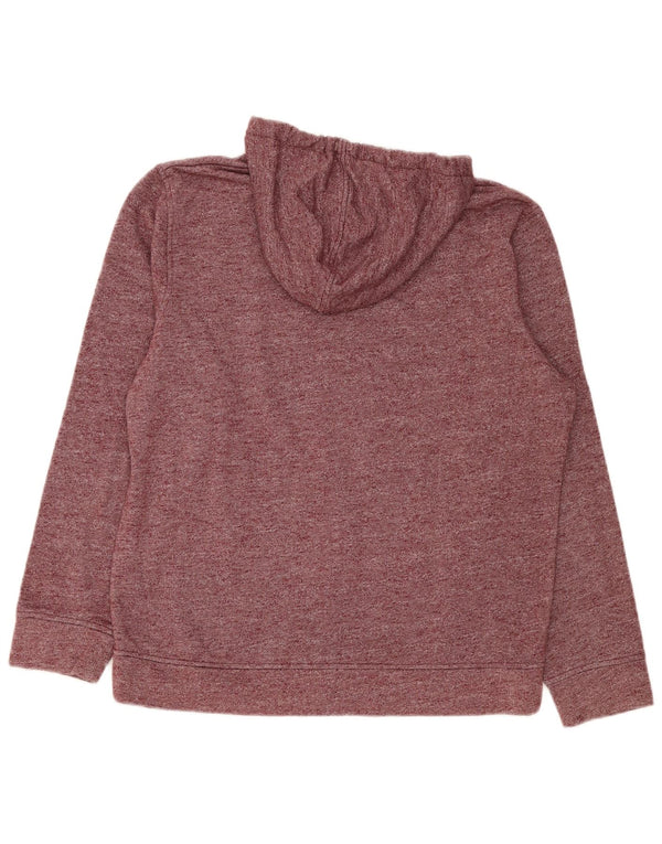 Jack & Jones Herren-Kapuzenpullover mit Grafik, XL, Burgunderrot meliert, Polyester