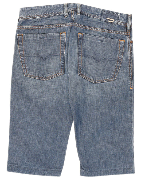 Pantalones Cortos De Mezclilla Diesel Hombre W31 Algodón Azul Medio