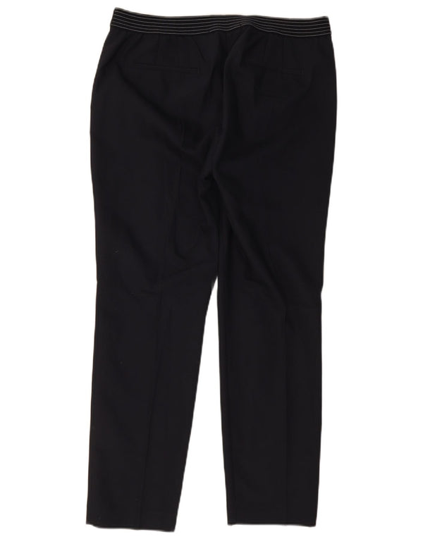 Pantaloni slim da donna Zara XL W32 L28 Blu navy
