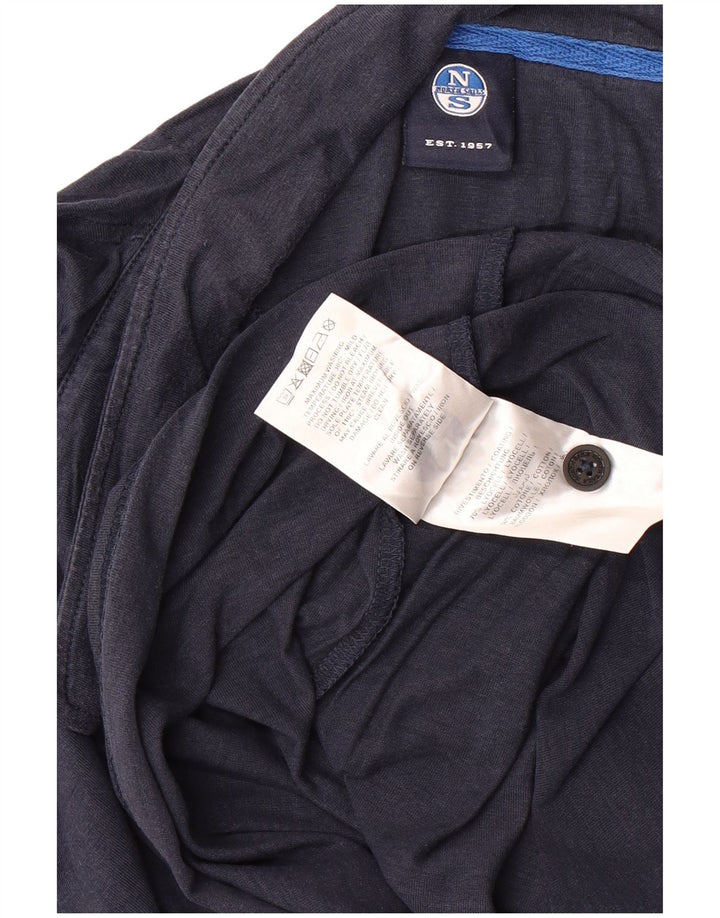 NORTH SAILS Mens Polo Shirt XL Navy Blue Lyocell