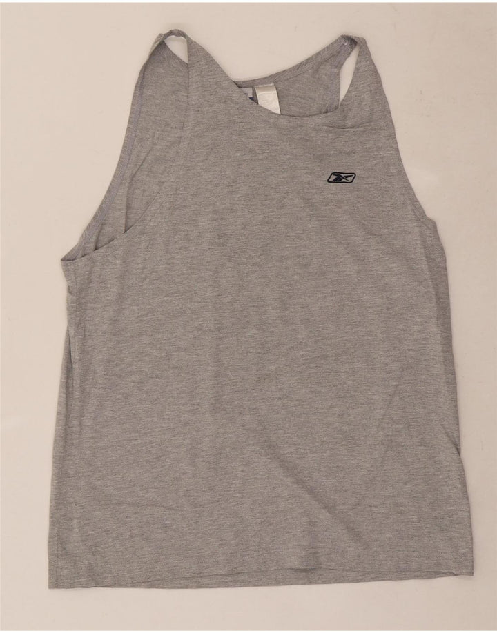 Reebok Herrevest Top Medium Grey Flecked Bomuld
