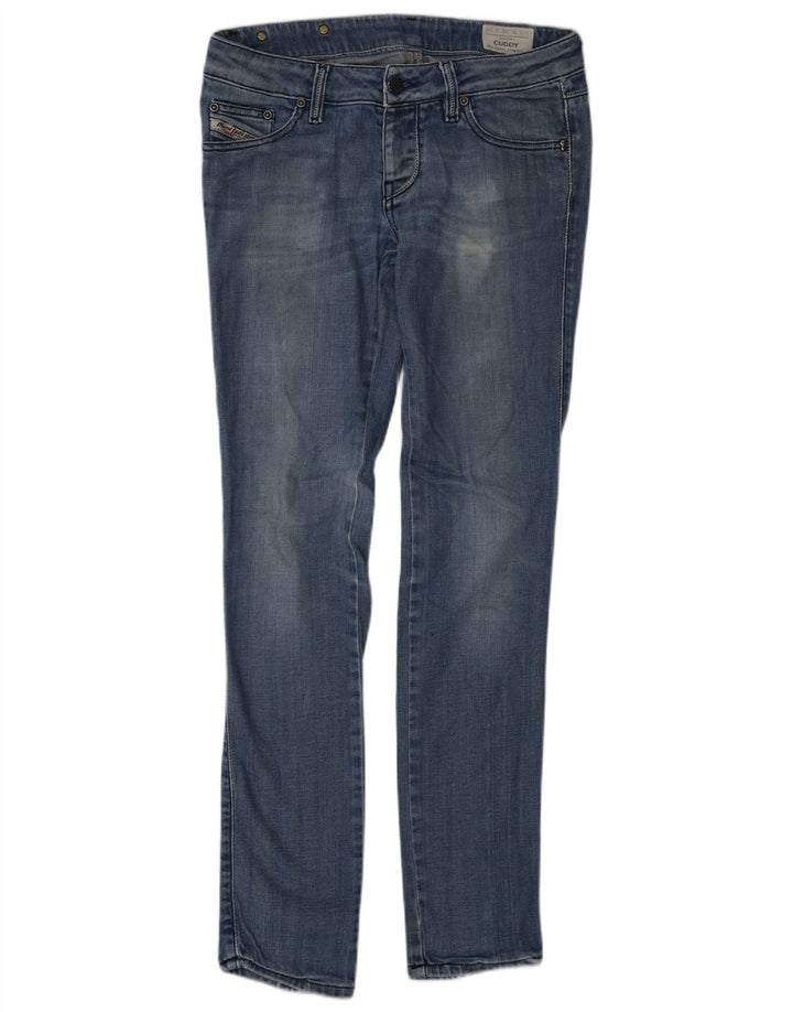 DIESEL Womens Cuddy Slim Jeans W28 L34 Blue Cotton