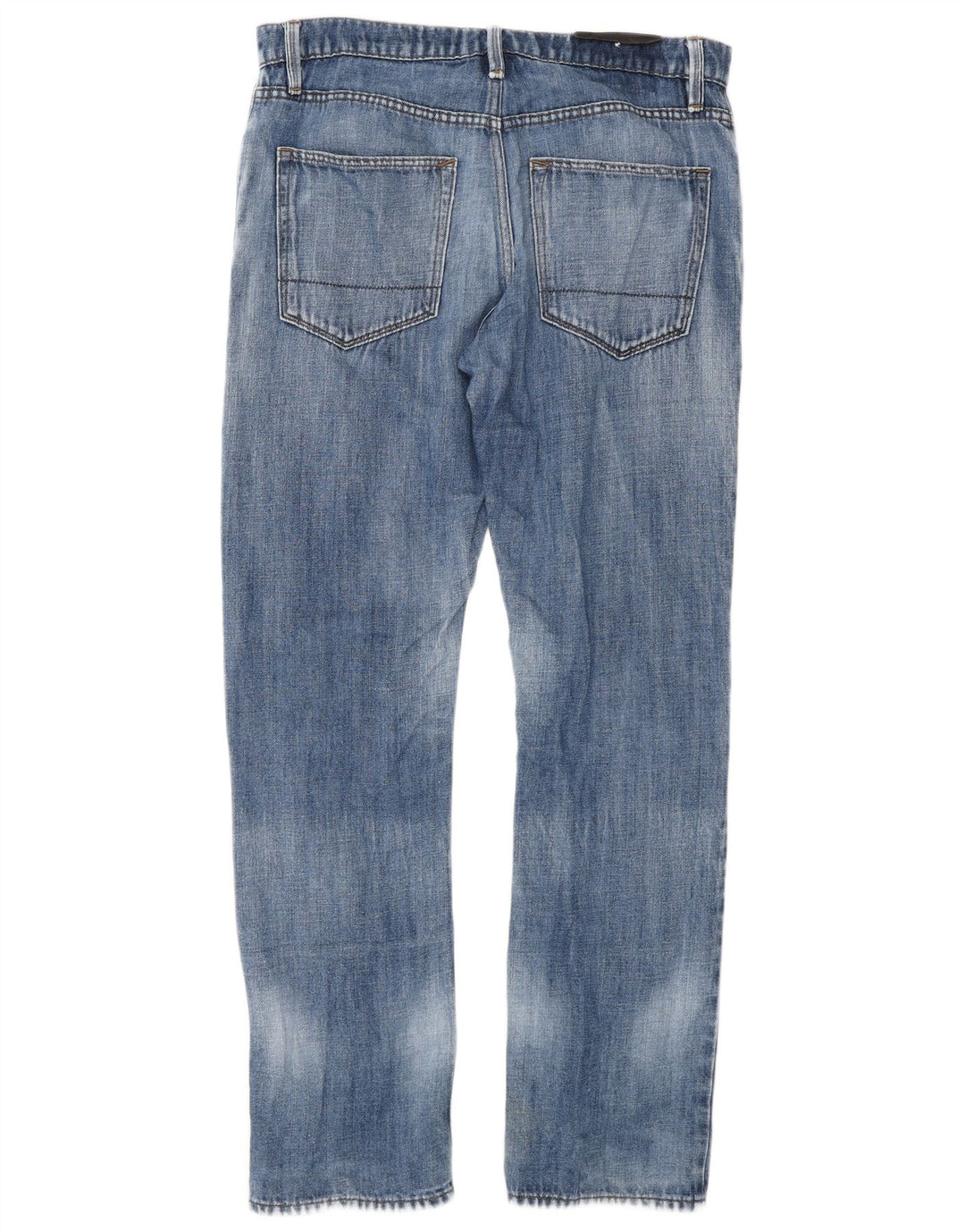 Marks & Spencer Mens Straight Jeans W32 L31 Blue Cotton