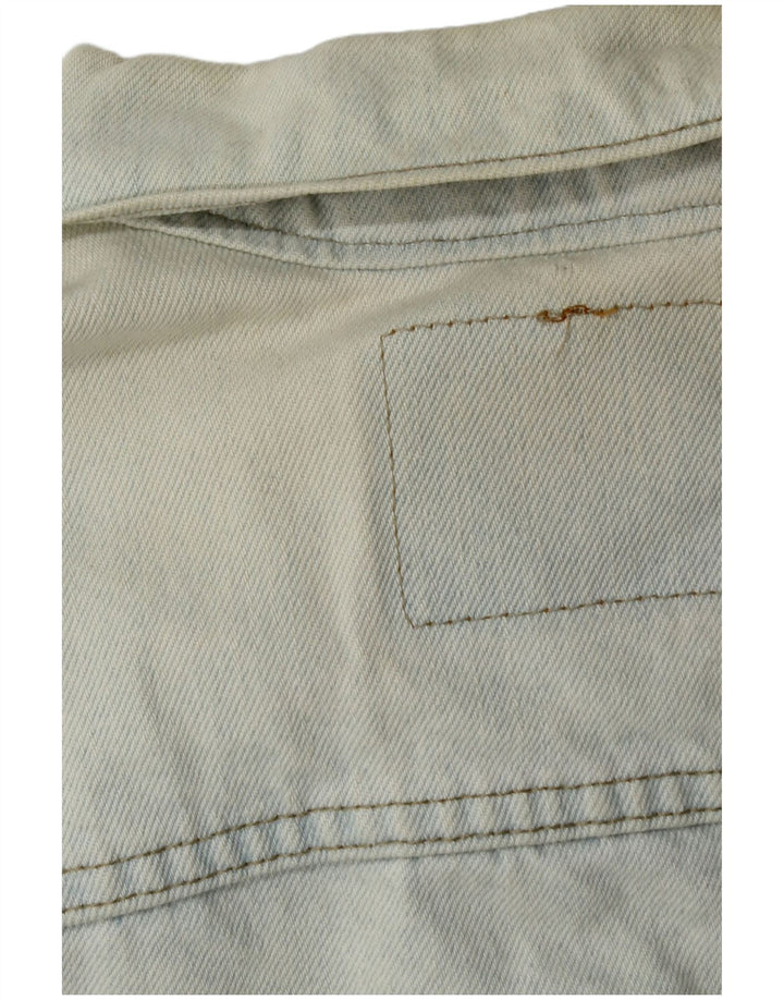 Levi's Veste en Jean Homme UK 38 Bleu Moyen Coton